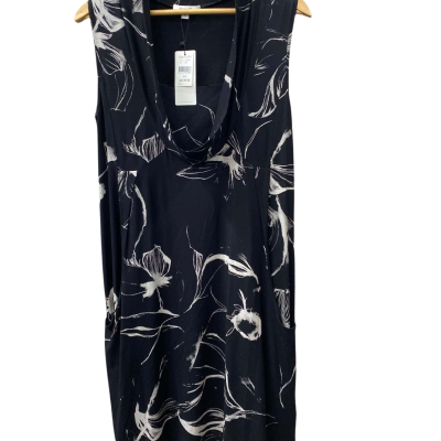 Meredith. Womens  Size M Sleeveless Dress  Black  / White 