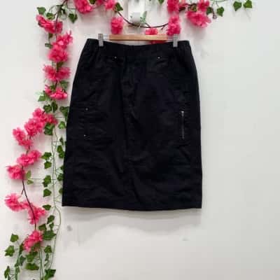 Sara Womens  Size 20 Midi Skirt Black  