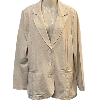 Established Womens Size 20 Suit Jacket Beige