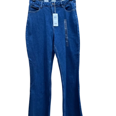 Grab DENIM Womens  Size 34 High-Waisted Jeans Blue 