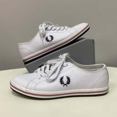 BNWOT Fred Perry Womens  Size 5 Sneakers White 