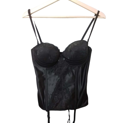 Bras N Things Womens Size 12C Bra Black  