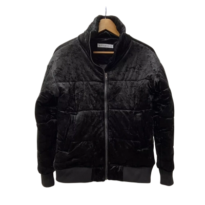 Black Friday Womens  Size XS Velvet Puffer Jacket Black  