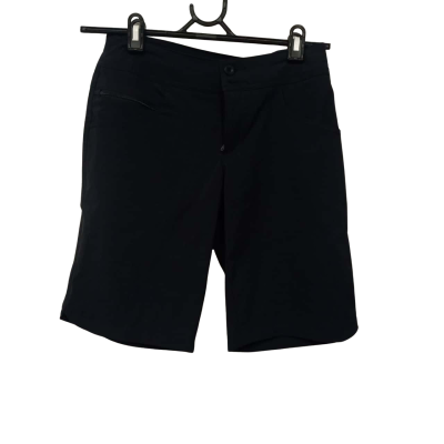 Kathmandu Womens  High Waisted Shorts Black  Size 6 