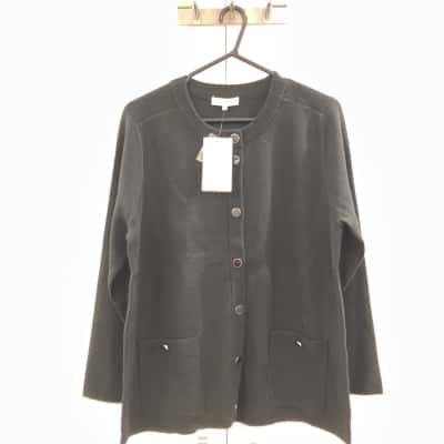 Black Pepper Womens  Size 16 Button-down Cardigan Black  