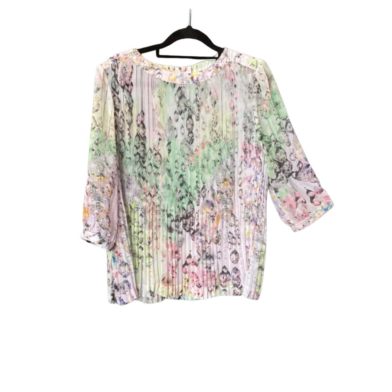 Ted Baker Womens Size 4 3/4 Sleeve Multicoloured (s)
