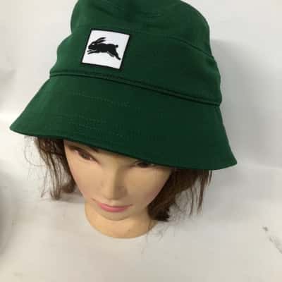  South Sydney Rabbitohs Unisex Bucket Hat Size M Green - NRL