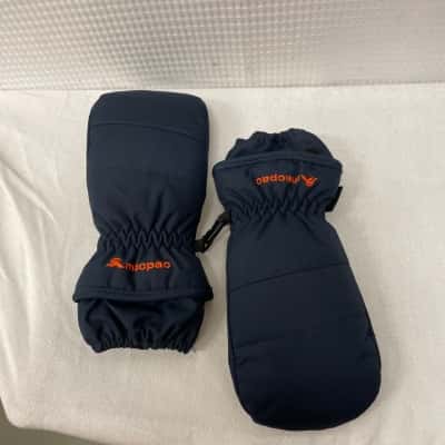Macpac Kids Snow  Gloves  Size M Navy Blue 