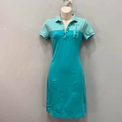 Tommy Hilfiger Womens  Size XS Shirt Dress Blue / Teal 