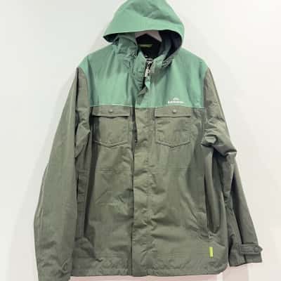 Unisex Kathmandu Ngx2 Hooded Jacket Green Size 2XL