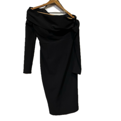 Sheike Womens  Size 12 Off The Shoulder Dress Black  