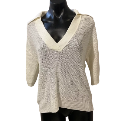 Country Road Womens  Size XS Short Sleeve Top White 