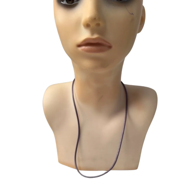 Pandora Womens Purple leather necklace 