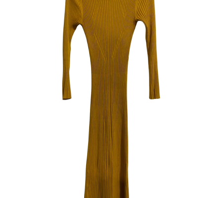 Sunny Girl Womens  Bodycon Dress Yellow 
