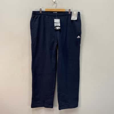 Adidas Mens  Size XXL Track Pants Dark Blue  - Regular Fit / Shorter Leg Length 