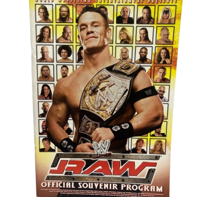 WWE Official Souvenir Programs Bundle (2004–2005) – RAW, SmackDown & WrestleMania Tour