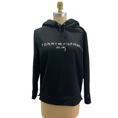Tommy Hilfiger Women's Size M Black Hoodie