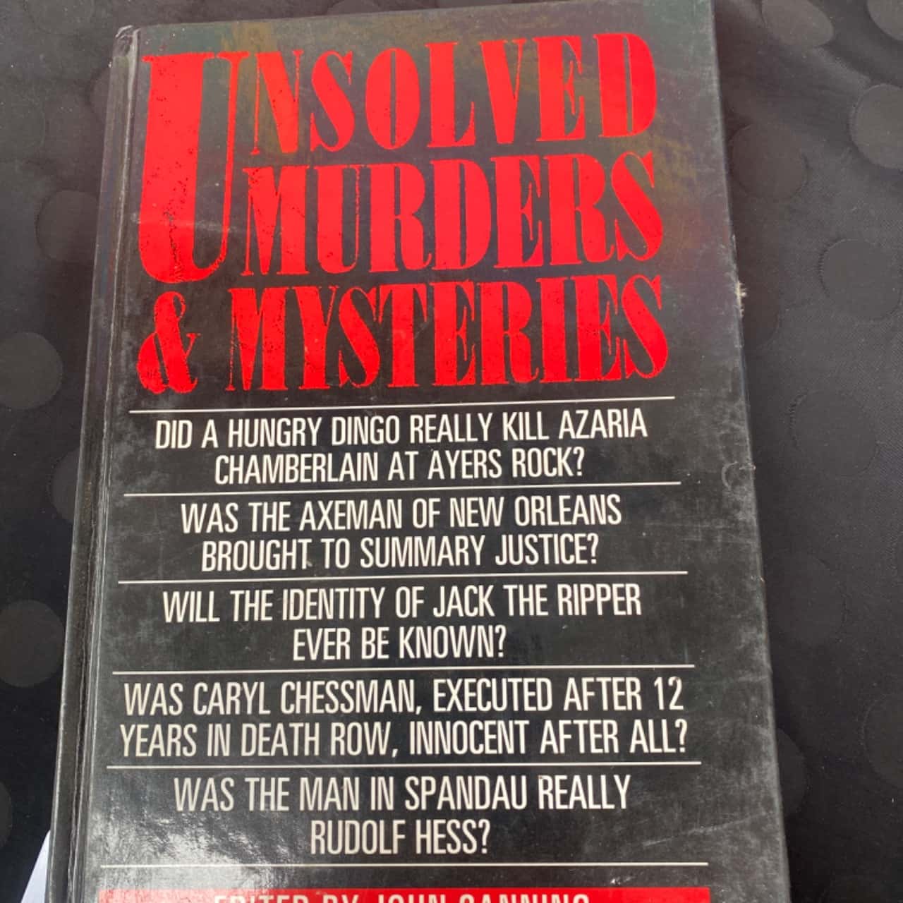 Unsolved murders and mysteries