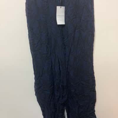 Isabelle Quinn Womens  Size 10 Casual Pants Black  / Blue 