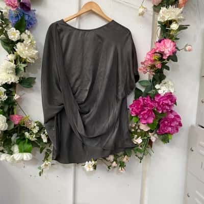 Morrison Womens  Size 10 / S Blouse Grey 