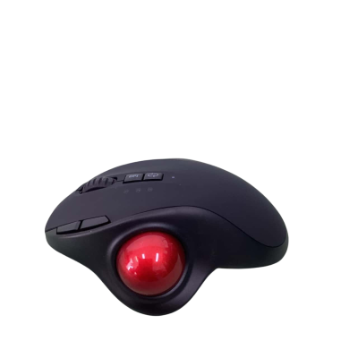 Ergonomic Wireless Trackball Mouse – Thumb Operated, DPI Control, USB Receiv