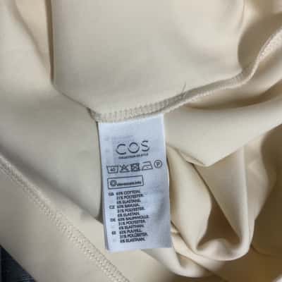 Womens COS  Size S Casual Dress Cream 