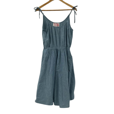 Rock N Romance Womens Size 12 Sleeveless Dress Blue