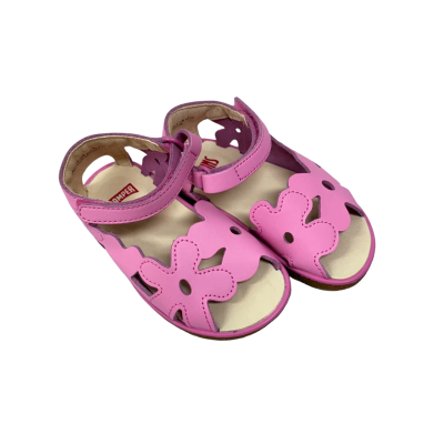 Girls Pink Leather Camper Sandals Size 22 EU/ 5 UK