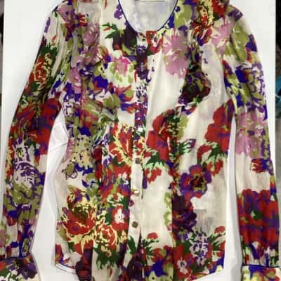 Ginger & Smart Blouse long sleeve size 12 B corporation 