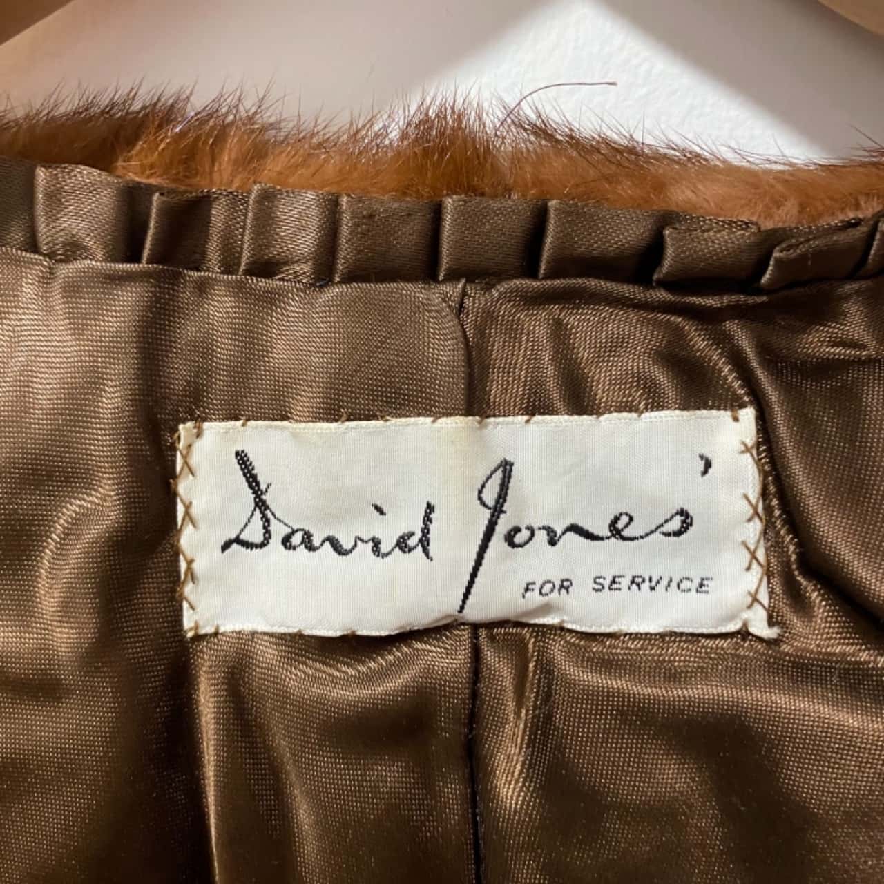 David Jones Womens Fur Coat (s)
