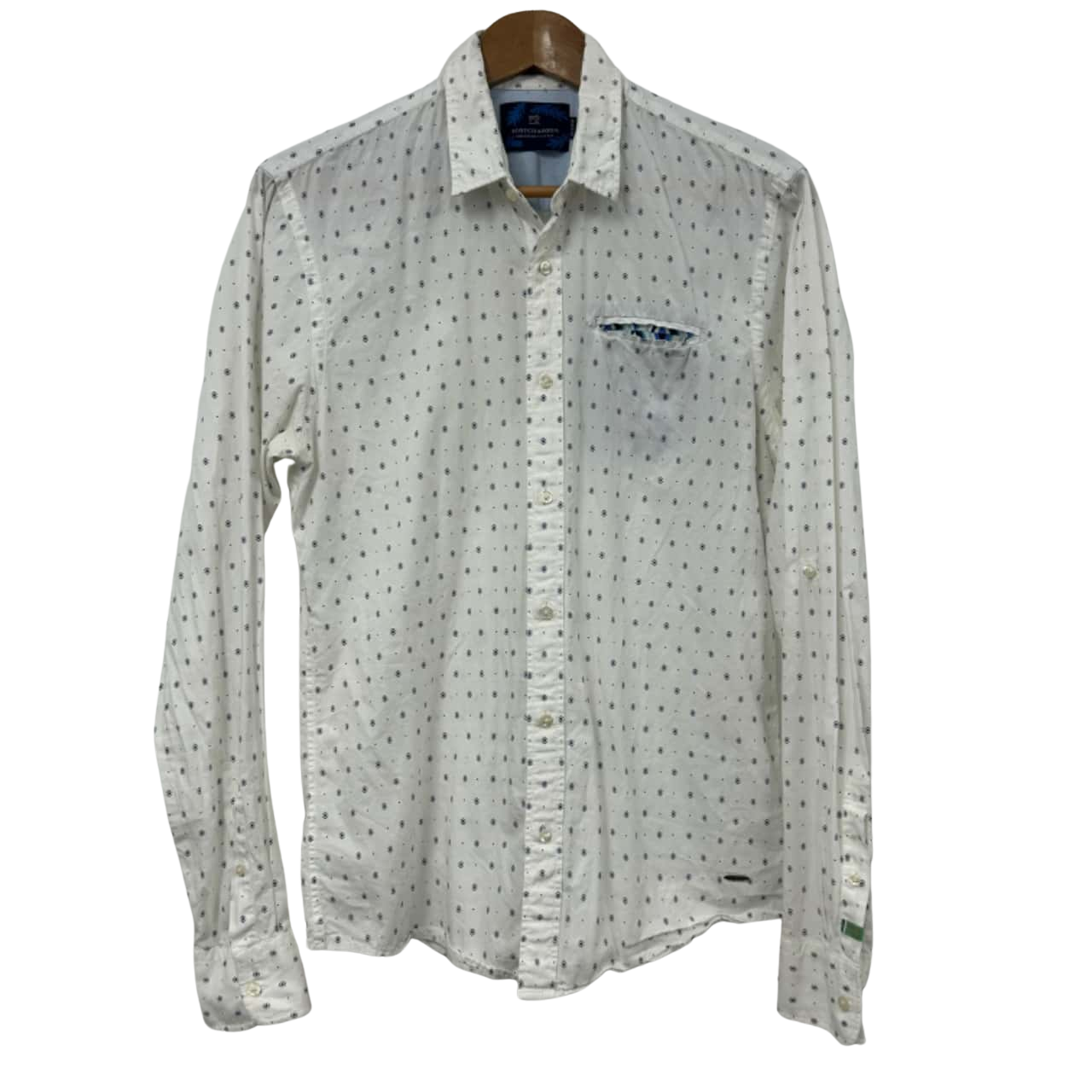 Scotch & Soda Mens Size M White Button Up Shirt(s)