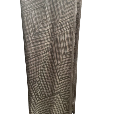Calvin Klein Womens One Size Black & Silver Glittery Scarf