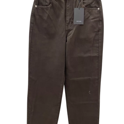 Decjuba Womens  Size 8 Straight Leg Pants Brown 