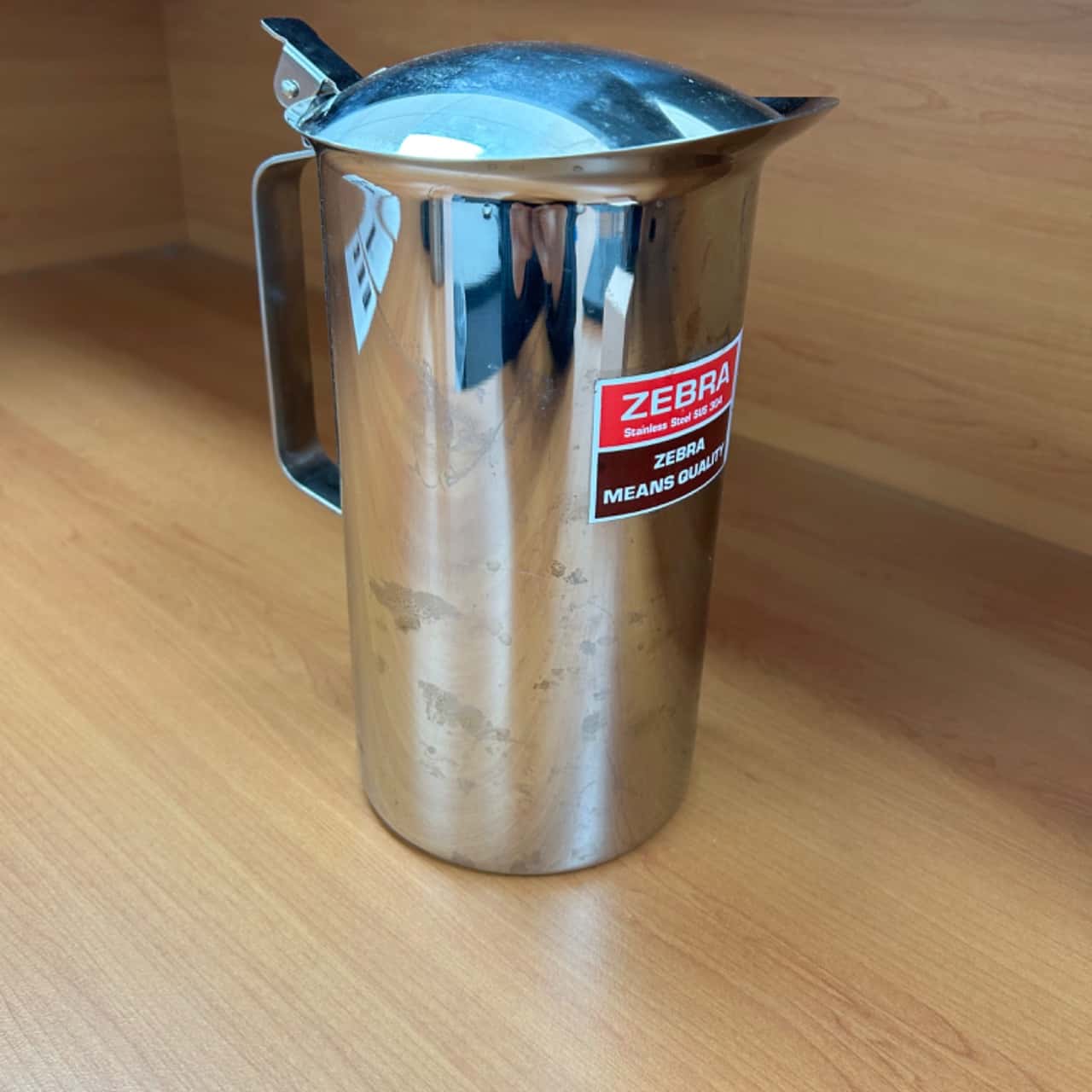 Zebra Stainless steel jug
