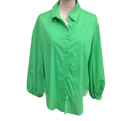 Sheike  Size 8 Long Sleeve Shirt Green 