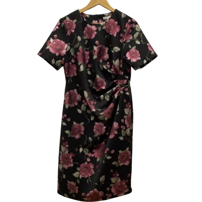 Tommy Hilfiger Women's Dress Size 10 Black  / Floral 