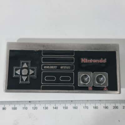 Vintage Nintendo NES Controller Metal Belt Buckle