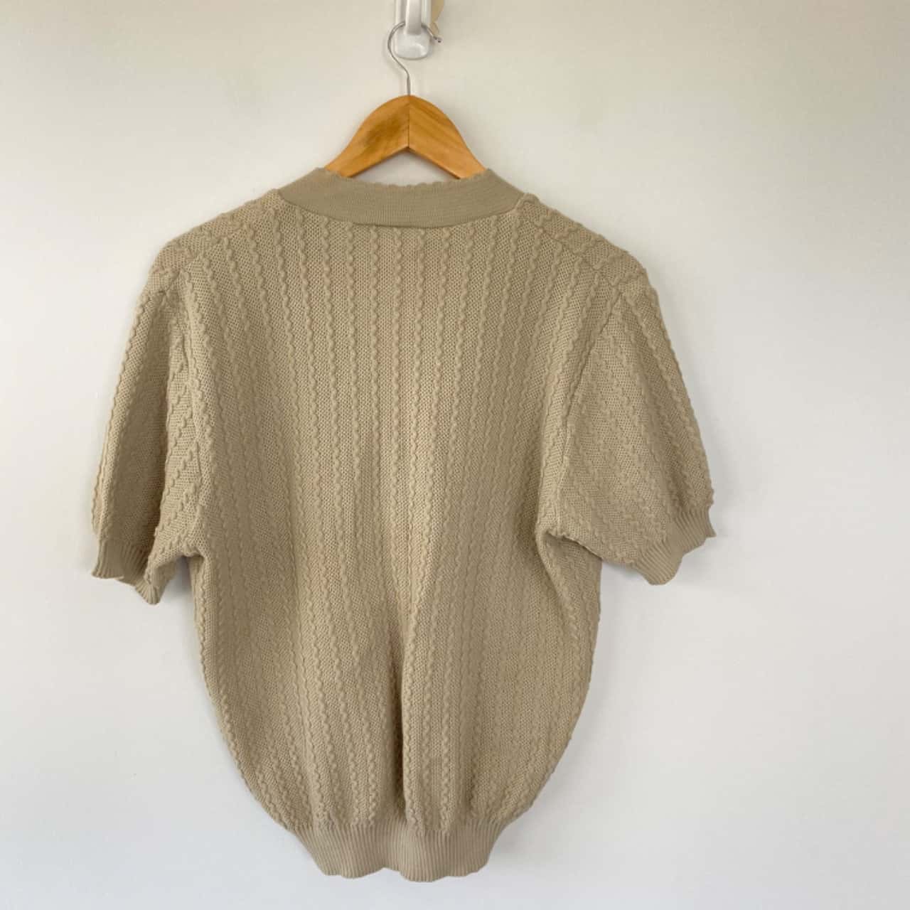 Vintage Washed Cardigan-Short Sleeve main image 0