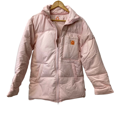 Lazy Patch - Womens Jacket And Pants Set (Cotton Outer, 20/80 Down/Feather Filling) - Size 1 - Pink