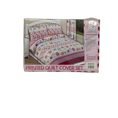 Queen Size Printed Quilt Cover Set 