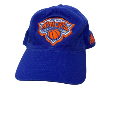 Adidas, NBA New York Knicks, blue, cotton men’s one size, blue cap 