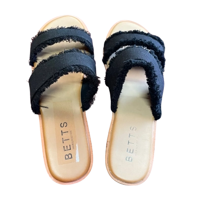Betts Womens  Size 10 Sandals Black  / Brown 