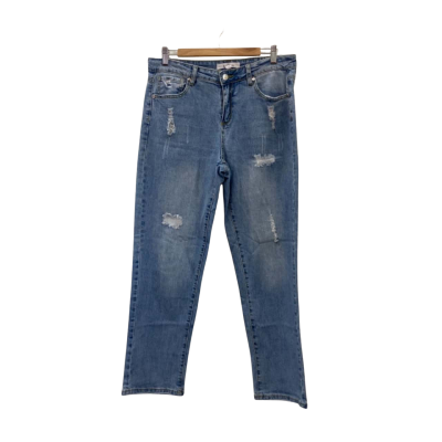 Bird Keepers Womens  Size 10 Distressed Jeans Blue 