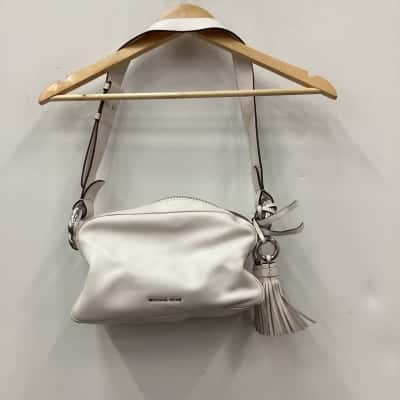 Michael Kors Womens Handbag white with silver 