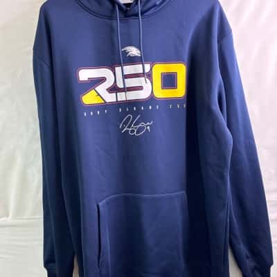 AFL Rory Sloane 250 Celebration Mens Size XXXL Hoodie / Pullover Blue 