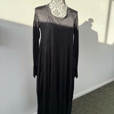 Philosophy Womens Size 12 Casual Black Dress