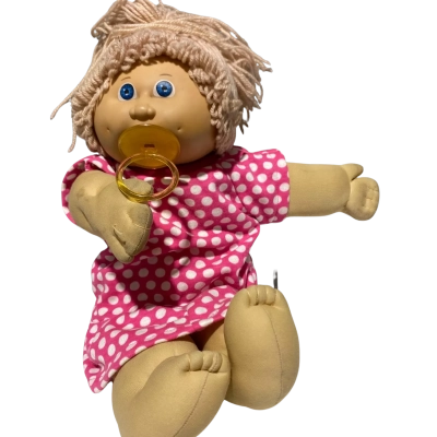 Vintage Cabbage patch doll yarn hair and dummy
