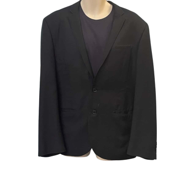 Connor Mens  Size 46 Blazer / Suit Jacket Black  