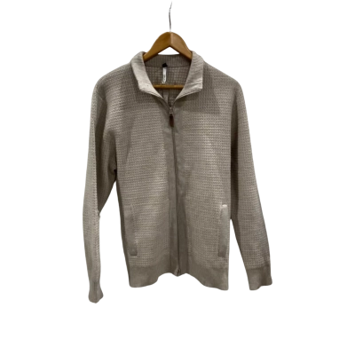 Mens Calibre Neutral Coloured Jumper Size L 