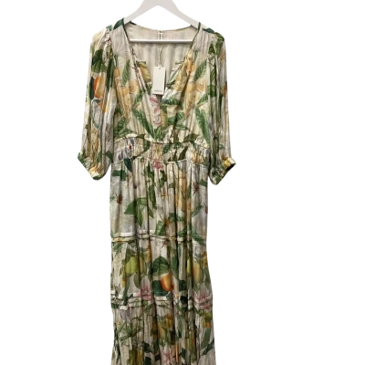 Adorne Womens  Size 14 Maxi Dress Multicoloured 